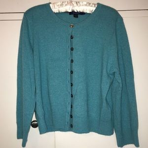 Boden 100% Cashmere cropped cardigan